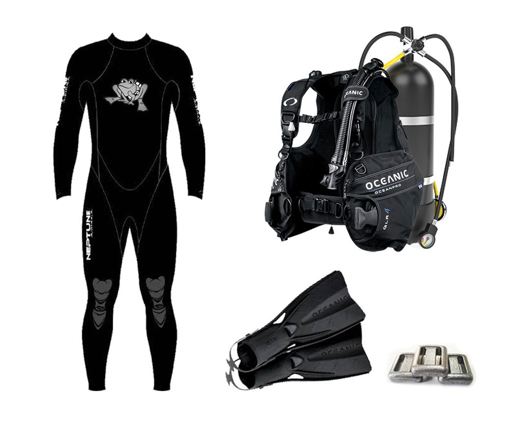 Gear Hire FULL Set Frog Dive