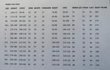 men sizes