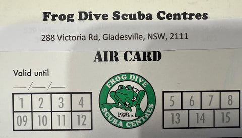 Frog Dive Air Card