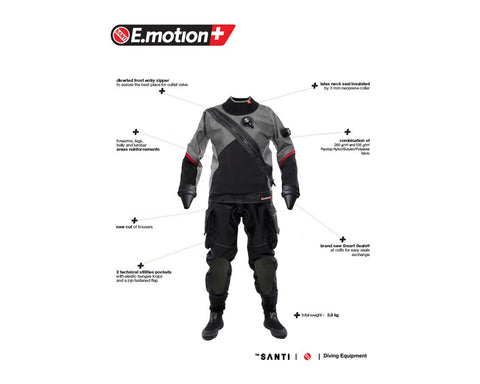 Santi E.Motion PLUS Drysuit - Man - Frog Dive