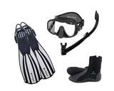 Ocean Pro Avoca - Mask Snorkel & Fins Package