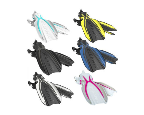 manta fins frog dive