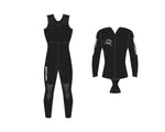 Ex-Rental / School: Two-piece 5mm wetsuit