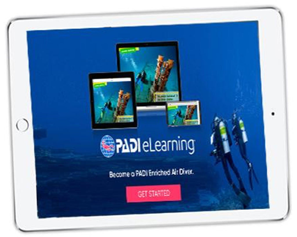 ONLINE TRAINING PADI Enriched Air (NITROX) Diver Frog Dive