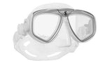 scuba diving mask white